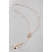 Survive the Summer - Gold Wrist or Ankle Chain with Teardrop Pendant