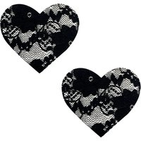 Vogue Black Lace I Heart U Nipztix Pasties