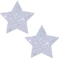 Silver Pixie Dust Glitter Starry Nights Nipztix Pasties