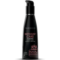 Aqua Birthday Cake Flavored Water Based Intimate Lubricant 4 Fl. Oz.