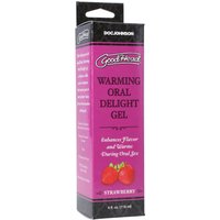 Goodhead - Warming Oral Delight Gel - Strawberry - 4 Fl. Oz.