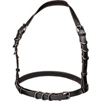 Euphoria Collection Halter Buckle Harness - Black
