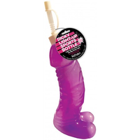 Light Up Pecker Sports Bottle Purple