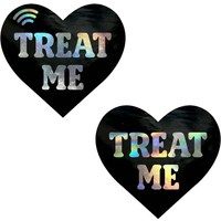Treat Me Holographic Heart Smart Nfc Pasties
