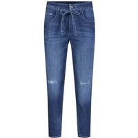 MAC • blauwe Mina jeans met beschadigingen • 36