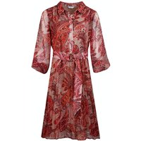 Frogbox • rood roze jurk met paisley motief • 36