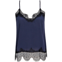 Princess goes Hollywood • donkerblauwe zijden top • 36