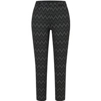 MAC • zwarte pantalon Claris zig zag • 36