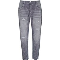 MAC • gestreepte jeans Boyfit button • 36