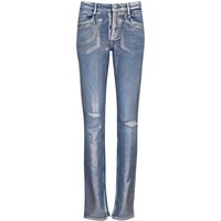MAC • blauwe Tati jeans zilver coated • 36