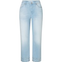 MAC • lichtblauwe Culotte hem glam jeans • 36