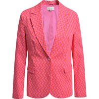 Milano Italy • rood roze blazer poppy print • 36