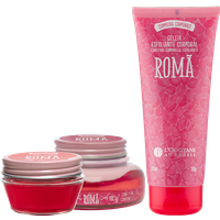 Combo Banho Esfoliante e Hidratação Romã