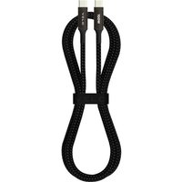 VELD VCC2E Braided Super Fast USB Type-C Cable - 2 m, Black