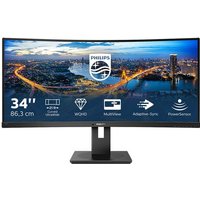PHILIPS 345B1C Wide Quad HD 34" Curved VA LCD Monitor - Black