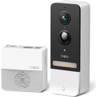 TP-LINK Tapo D230S1 2K 5 MP WiFi Video Doorbell with Chime - White
