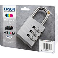 EPSON 35 Padlock Black, Cyan, Magenta & Yellow Ink Cartridges