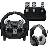 Click to view product details and reviews for Logitech G920 Racing Wheel With Pedals Astro A10 Gaming Headset Bundle. Click to view product details and reviews for Logitech G920 Racing Wheel With Pedals Astro A10 Gaming Headset Bundle.
