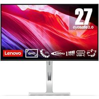 LENOVO L27h-4A Quad HD 27" IPS WLED Monitor - Grey