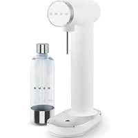 Smeg Soda Maker, Non-Slip Feet, Space Saving Design, 800ml, Emerald Green in White