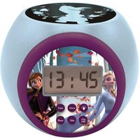 Lexibook RL977FZ Disney Frozen II Childrens Projector Clock with Timer