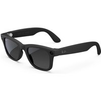 RAY-BAN Meta Wayfarer (Gen 2) Glasses - Matte Black with Polarised Gradient Graphite Lenses, Large