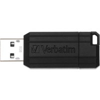 VERBATIM PinStripe USB 2.0 Memory Stick - 8 GB, Black