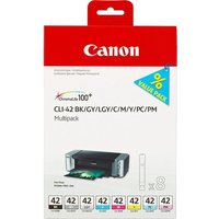 CANON CLI-42 Black, Grey, Light Grey, Cyan, Magenta, Yellow Ink Cartridges - Multipack