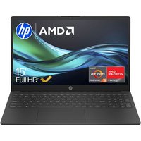 HP 15-fc0537sa 15.6" Refurbished Laptop - AMD Ryzen 5, 512 GB, Jet Black (Very Good Condition)