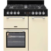 Leisure Cookmaster CK90G232C 90cm wide Gas Range Cooker - Cream - A+/A Rated