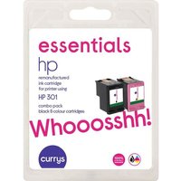 Click to view product details and reviews for Essentials Hp 301 Combo Black Tri Colour Ink Cartridges. Click to view product details and reviews for Essentials Hp 301 Combo Black Tri Colour Ink Cartridges.