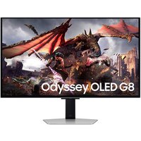 SAMSUNG Odyssey G8 LS32DG802SUXXU 4K Ultra HD 32" OLED Smart Gaming Monitor - Black & Silver