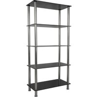 Click to view product details and reviews for Avf S25 5 Tier Tall Shelving Unit Black Chrome. Click to view product details and reviews for Avf S25 5 Tier Tall Shelving Unit Black Chrome.