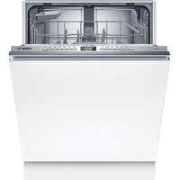 Bosch Series 4 SMH4HTX11G Fully Integrated Full Size Dishwasher - Silver Control Panel with Sliding Door Hinge Kit - C Rated
