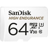 SANDISK High Endurance Class 10 microSDXC Memory Card - 64 GB