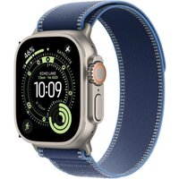 APPLE Watch Ultra 3 Cellular - 49 mm Natural Titanium Case with Bright Blue Trail Loop - M/L