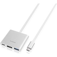 SANDSTROM S3IN1AP26 3-port USB Type-C Connection Hub