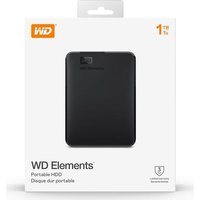 WD Elements SE Portable Hard Drive - 1 TB, Black