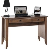 Teknik Office Oiled Oak Effect Laptop Home Office Study Desk With