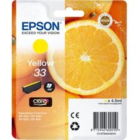 Click to view product details and reviews for Epson No 33 Oranges Yellow Ink Cartridge. Click to view product details and reviews for Epson No 33 Oranges Yellow Ink Cartridge.