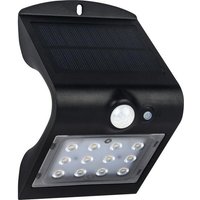 Currys LUCECO Solar Guardian Outdoor LED Wall Light with PIR Motion Sensor Black