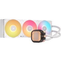 CORSAIR iCUE LINK TITAN 360 RX LCD 360 mm Liquid CPU Cooler - RGB LED, White
