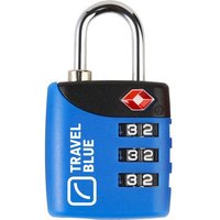 Currys TRAVEL BLUE 3Dial Combination Padlock Blue