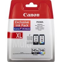CANON PG-545XL/CL-546 Tri-colour & Black Ink Cartridges - Multipack