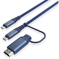 SANDSTROM S2CCHD126 USB Type-C cable with HDMI adapter - 2 m