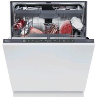 Hoover H-DISH 500 HI 4B2F3STA-80 Wifi Connected Fully Integrated Full Size Dishwasher - Anthracite Bezel Control Panel with Fixed Door Hinge Kit - B Rated