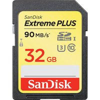 SANDISK Extreme Plus Ultra Performance Class 10 SDHC Memory Card - 32 GB