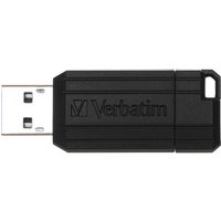 VERBATIM PinStripe USB 2.0 Memory Stick - 16 GB, Black