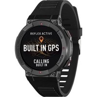 REFLEX ACTIVE Series 43 Smart Watch - Black, Silicone Strap