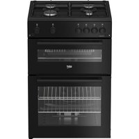Beko FTG6201K 60cm wide Single Oven Gas Cooker - Black - A+ Rated